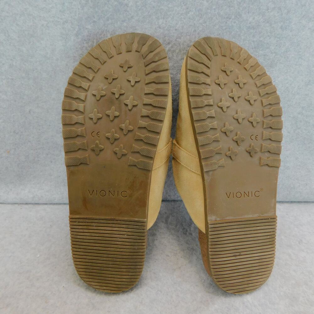 Vionic Georgie Women's Shoes Casual Mule/Clog Sand Leather Suede - Size 8 - Picture 6 of 8